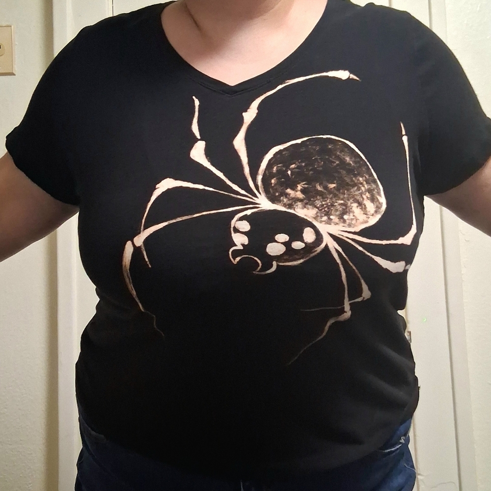 XL Black Spider Tee